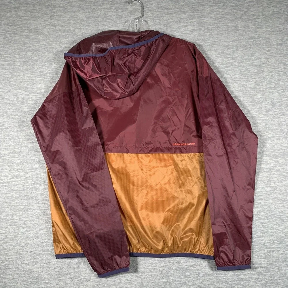 Cotopaxi Jacket Mens Small Multicolor Teca Half Zip Windbreaker Hooded Packable‎